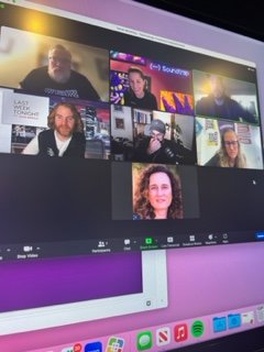 BeckyEdu's tweet photo. Only snapped a single blurry picture from one of the breakout rooms during our last @soundtrap Producer Network meetup 😆 Connecting with this amazing #SoundtrapPros was the highlight of my week! Wish I got a picture of the whole group! They are SO inspirational! #soundtrap https://t.co/KKianPSN8D