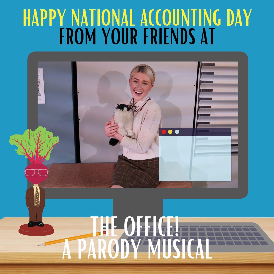 Happy National Accounting Day! Come visit Angela &amp; the rest of the Dunder Mifflin Accounting Department here at The Theater Center in NYC

Get your tickets now by calling 212-921-7862 or by visiting ticketmaster.com