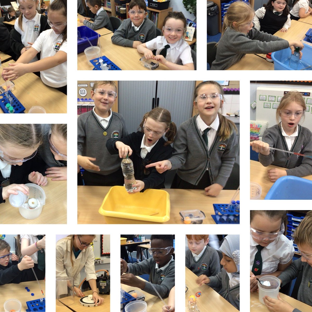 To celebrate #WorldScienceDay, Y4 have taken part in a workshop all about 'Glorious Gasses' run by @CatalystSDC. It was a great way to start our new Science topic on 'States of Matter'👩‍🔬👨‍🔬🔬🧪 #ParishScientists #ParishPride