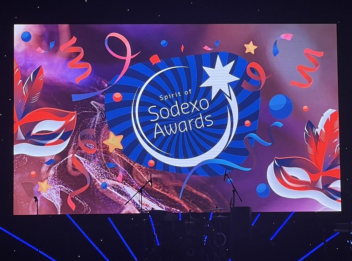 Great night at our Spirit of Sodexo Awards hosted by Sue Perkins. Congratulations to all our nominees, finalists &amp; winners 👏🏻🥂 #spiritofsodexo