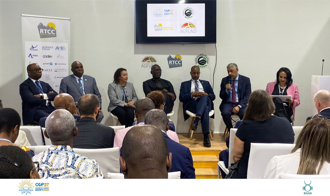 #COP27 Je suis ravi d'avoir participé au panel “Climate Finance in Africa : potential and opportunities” de la @badeabank et de @AGFUNDProgram. La collaboration continue avec nos différents partenaires aura un impact significatif sur nos actions en matière de #FinanceClimat.