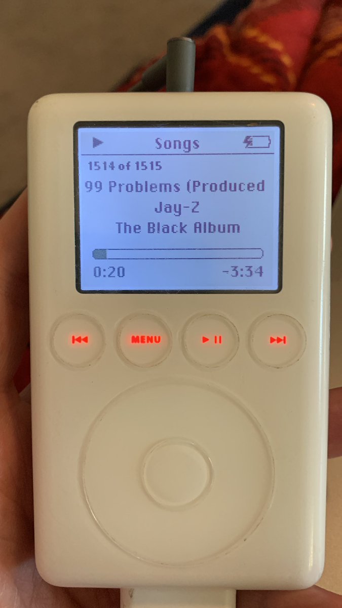 SeanSebeck's tweet photo. Kicking throwback Thursday up a notch today. The year is 2003 just got an iPod for Christmas and got an iTunes gift card and the first album on the iPod was Jay-Z. https://t.co/C6LzFFVeLX