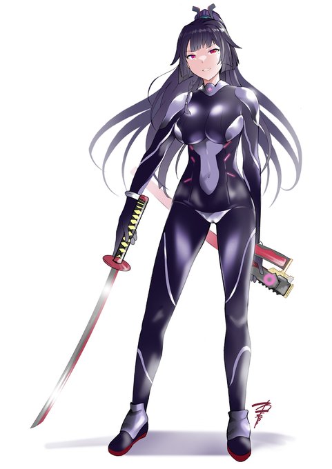 リクエスト作品・オリジナルキャラクター #戦うに値する #ぴっちりスーツ #お姉さん #山口亮子 #うちの子 https://t.co/hNM6olCezu 