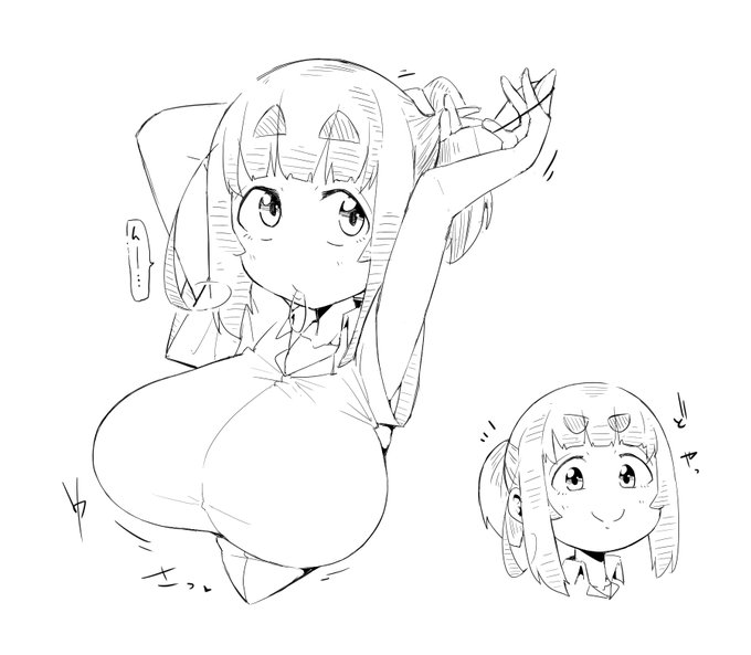 rkgk、ポニテを結ぶセイカさん 