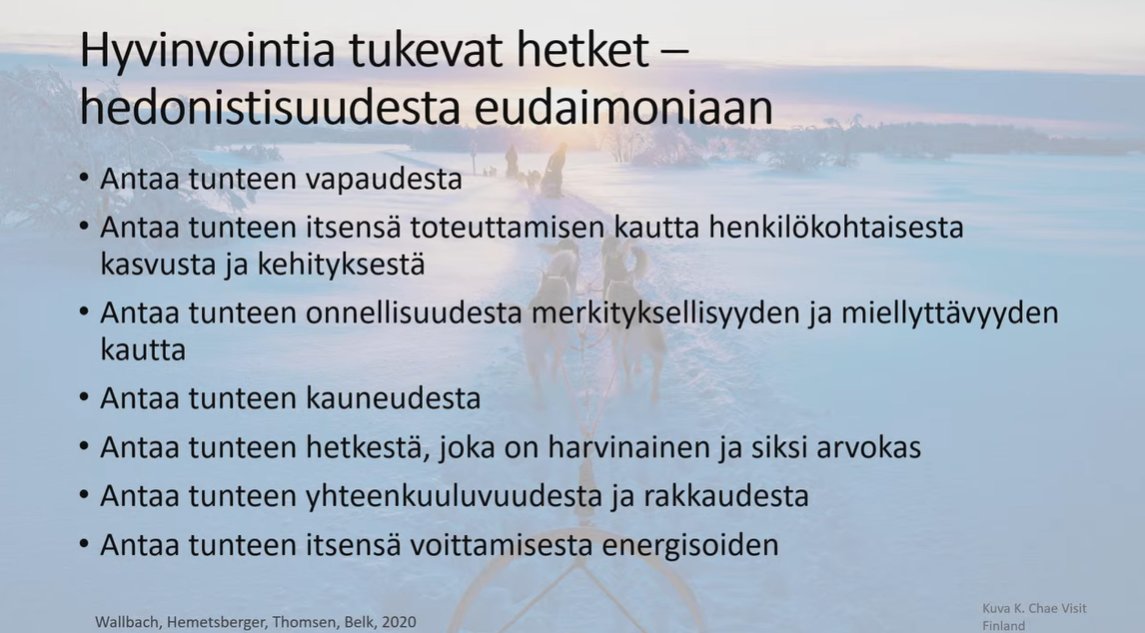 Hyvinvointia lisäävät hetket luksuksena
#TKH2022 <a href="/xamkfi/">Xamk</a>