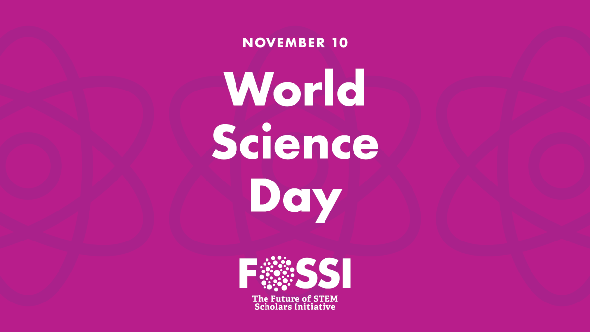 This #WorldScienceDay, let’s celebrate the now 295 #FOSSI scholars at 39 #HBCUs across 30 states studying 40 different #STEM fields! Get more details: FutureOfSTEMScholars.org.