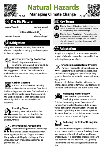 InternetGeog's tweet photo. There's a new editable knowledge organiser available to Internet Geography Plus subscribers covering climate change mitigation and adaptation. Take out a low-cost annual subscription to access this and hundreds of other resources here: https://t.co/kktuK5Yjug https://t.co/w9lXL3Ev6D