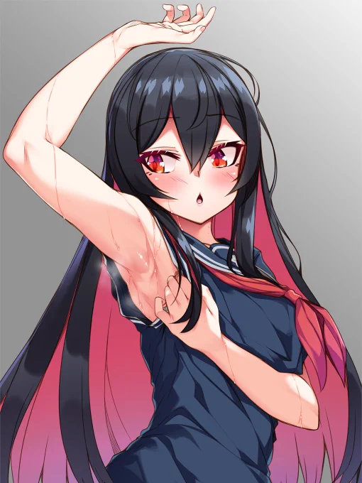 #いい腋の日 
レンちゃんの腋! 