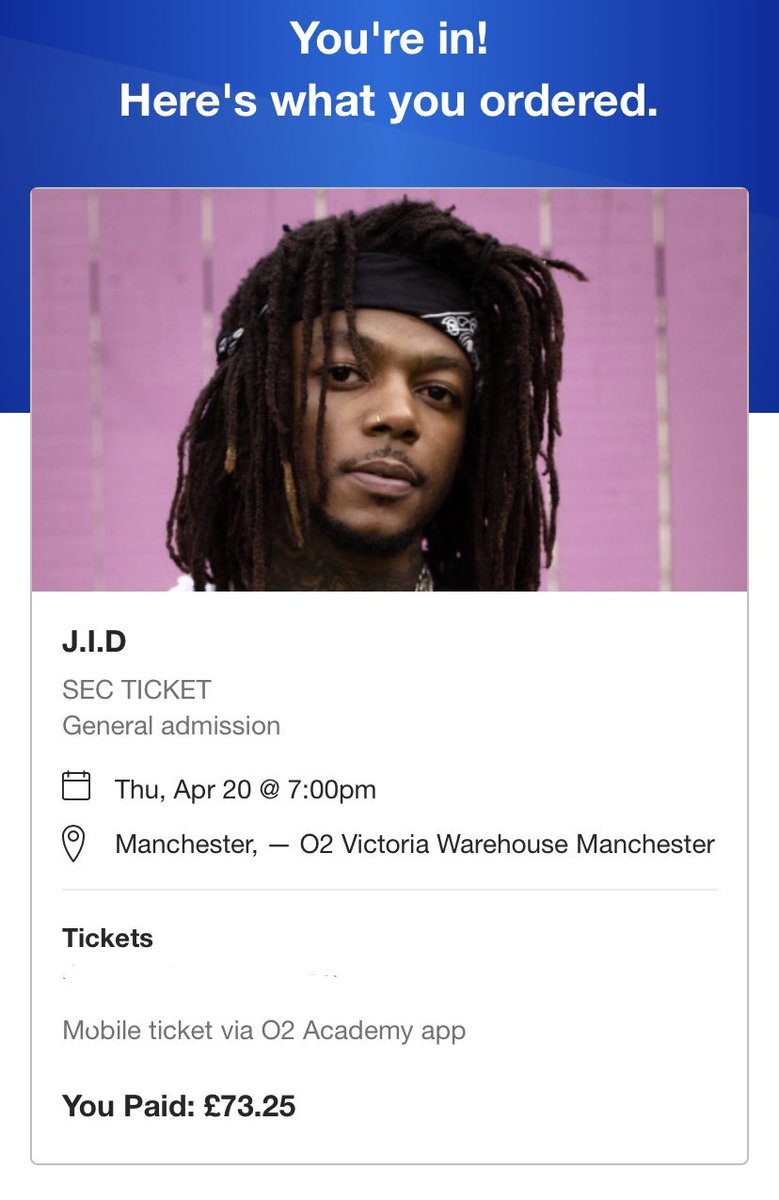 Secured the fucking bag <a href="/JIDsv/">(J.I.D)</a> <a href="/EarthGang/">EARTHGANG</a> counting down the days!