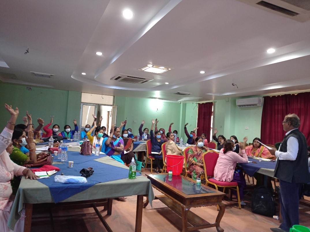 VSO People (@vsopeople) on Twitter photo Female Community Health Volunteer (FCHV) refresher training and orientation on harmful norms and practices to provide refresher training and orientation on harmful norms and practices to recently recruited FCHVs. 
#ICFP2022 Female Community Health Volunteer (FCHV) refresher training and orientation on harmful norms and practices to provide refresher training and orientation on harmful norms and practices to recently recruited FCHVs. 
#ICFP2022