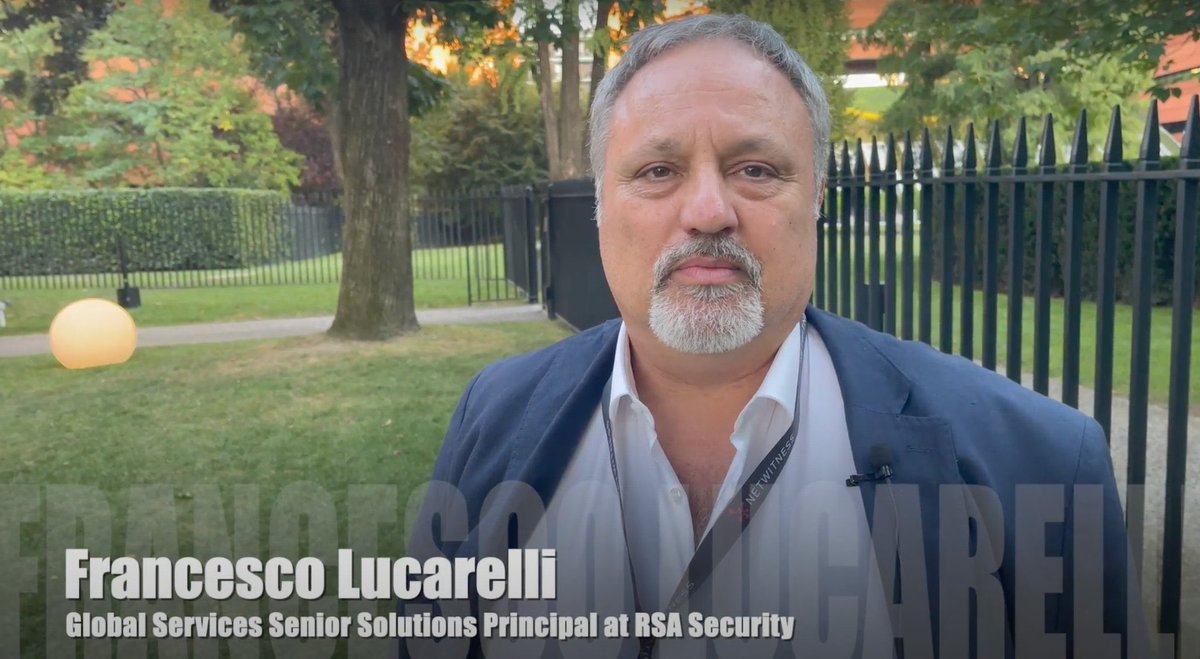 MilenaLazzaroni's tweet photo. #EmeaCostumerTour, progetto itinerante @Netwitness che porta esperti di #cybersecurity ad incontrare imprese di tutta #Europa
Francesco Lucarelli racconta il servizio #IRCare, che testa a 360° le capacità di risposta ad un attacco.
🚀https://t.co/eObMEgrx0y 
#Netwitness #tech AD https://t.co/edUOrJoGsj