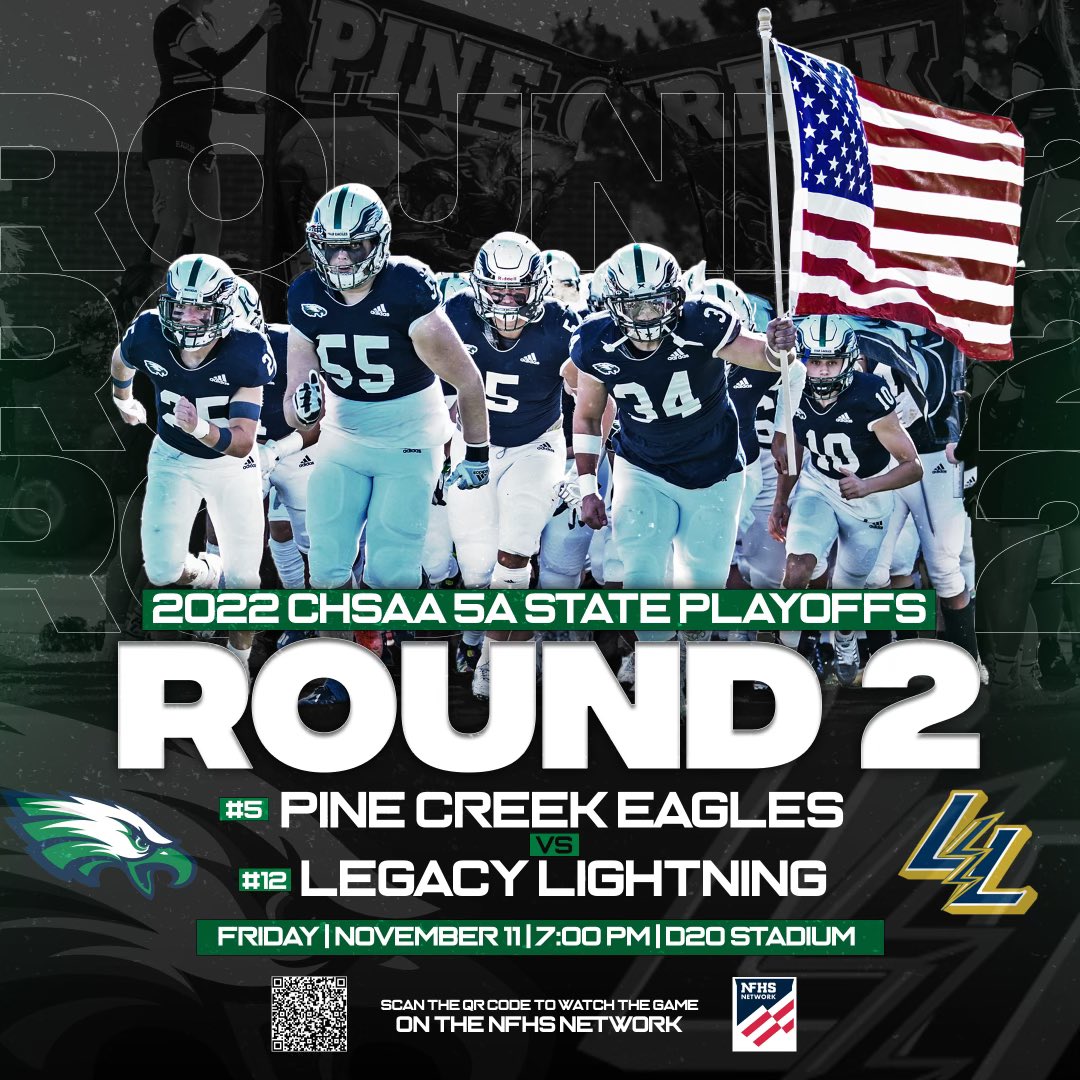 pinecreek_fb's tweet photo. It’s about that time Eagles‼️Let’s get it‼️🔵🟢💯🦅🏈🔥@WeArePineCreek @PineCreekHS https://t.co/UurYOP6k3m