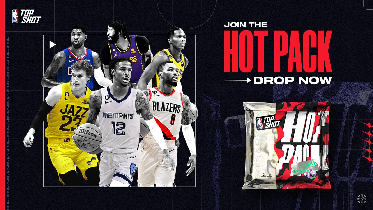 NBA Top Shot on Twitter "Happy Pack Drop Day! Today, the court meets your collection. 3 new