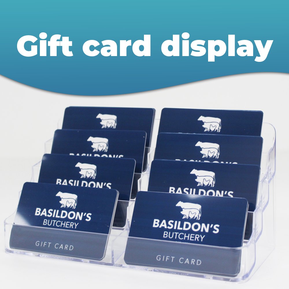 To easily display your gift cards and carriers in your shop, we recommend using a gift card countertop display. They should be placed near to your till to take advantage of impulse purchases.

Find out more about our gift card carriers: bit.ly/3UXolr3

#giftcard #display