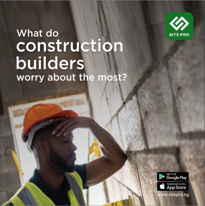 Hello Professionals, what are your biggest worries when working on a project?

Let’s talk!👇🏻

SitePro App is available on Google Play. Click the link in our bio to download the app or visit our website for more info - sitepro.ng 

#SiteProHq #ConstructionMaterials