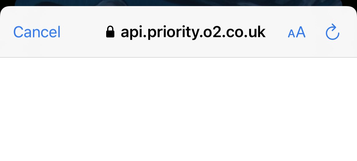 cat_acptrainee's tweet photo. It logged me out of #O2Priority at 8:40 this morning and this is all I have got since? Does anyone know how I can get passed this part. https://t.co/ReIPD7up3H