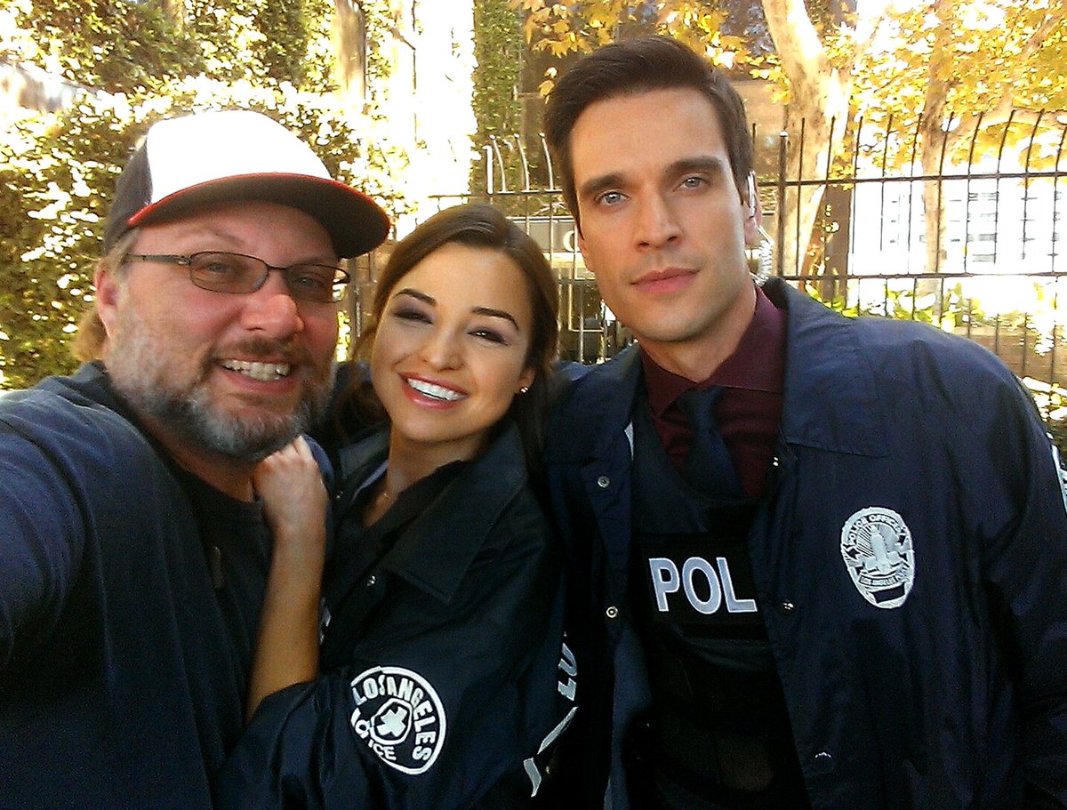 #tbt With the two freshest LAPD detectives @jessicameraz & @danielditomasso during the final season of #MajorCrimes 2016.