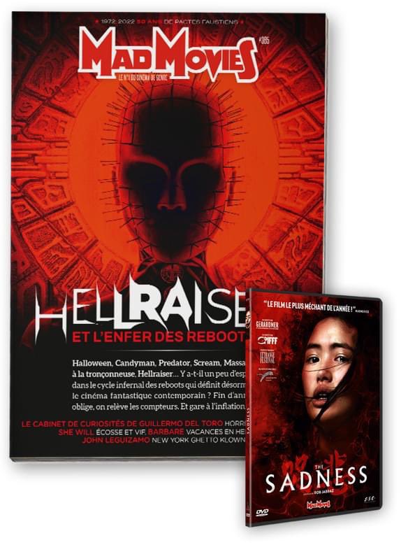 GionaNazzaro's tweet photo. WoW ! The mighty French magazine MAD MOVIES has #RobJabbaz #TheSadness as a bonus dvd in this month’s issue. Remember: you saw it first at #Locarno74. You can grab a copy in every newsstand in France or Suisse Romande. Get yours before it’s gone. Now THAT would be a… sadness… https://t.co/IGpSPzMz9p