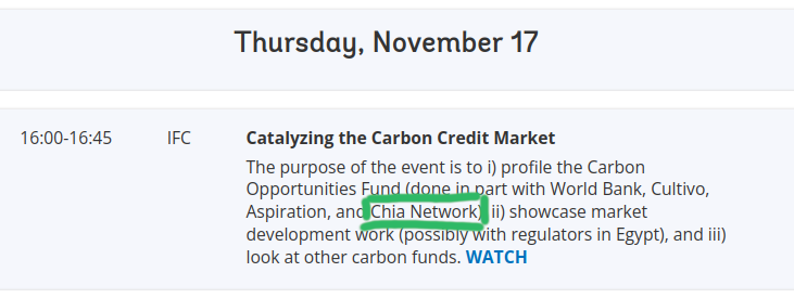 Ealrann's tweet photo. Time to focus on some useful projects for the real world
Climate Warehouse, carbon market.
#COP27 in Egypt
@chia_project @WBG_Climate 

https://t.co/6KpWwrR1ag https://t.co/R9EWghcF0F