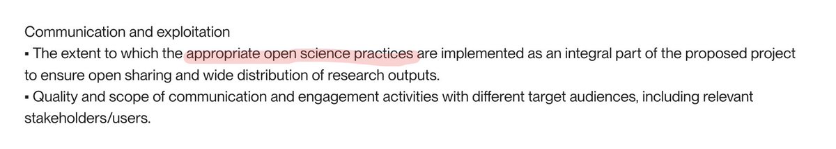 Dan Quintana (@dsquintana) on Twitter photo Great to see that open science practices are now explicitly part of the evaluation criteria for Research Council of Norway (<a href="/forskningsradet/">Norges forskningsråd</a>) grant applications Great to see that open science practices are now explicitly part of the evaluation criteria for Research Council of Norway (<a href="/forskningsradet/">Norges forskningsråd</a>) grant applications