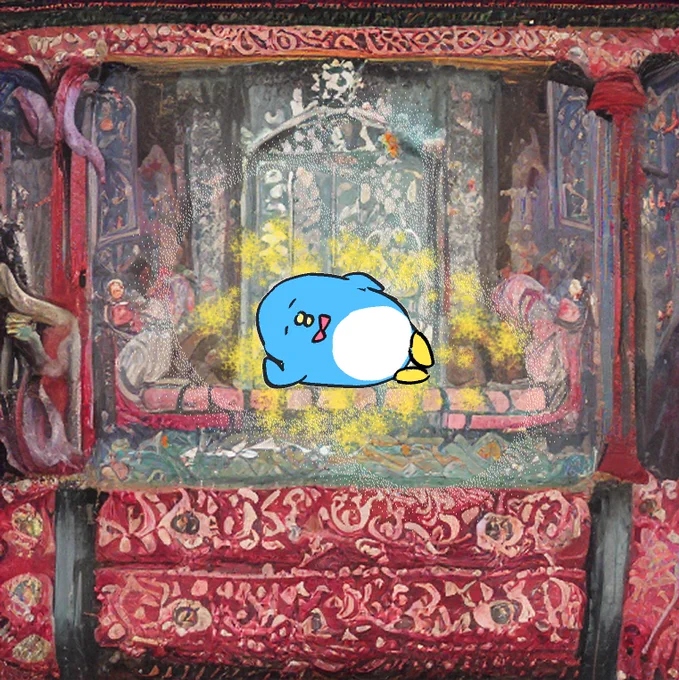 ちる先生()のちるちゃんずアクスタ可愛すぎて思わず描いた奉納絵と「ばりぐっどくん」にちるちゃん依頼したら素敵なベッドが出てきたので寝させてみた絵です!ちるヴァーナ(?) 