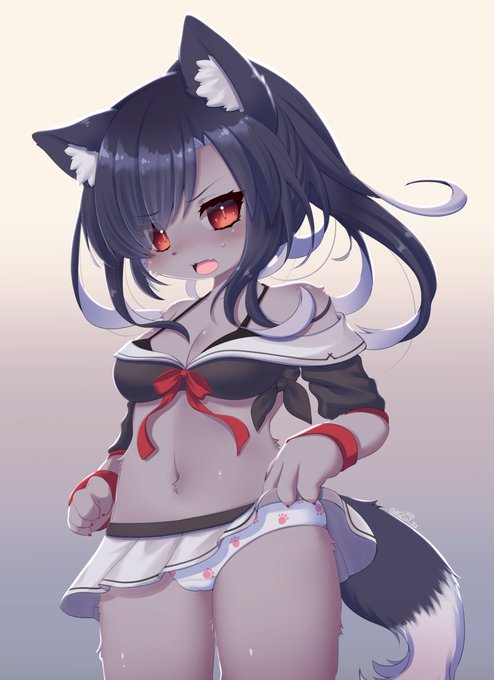 アズレンの時雨ケモ化 