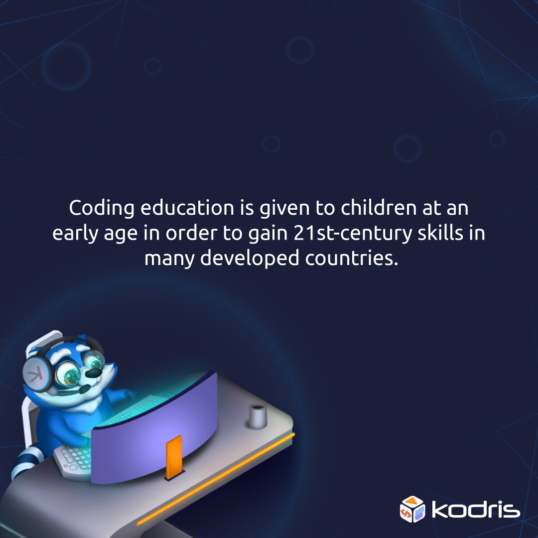 kodriscoding's tweet image. With coding and algorithms, children are able to acquire 21st-century skills: the ability to approach problems from different perspectives and produce solutions, to think analytically, to think systematically and creatively, and the ability to come up with the shortest solutions.