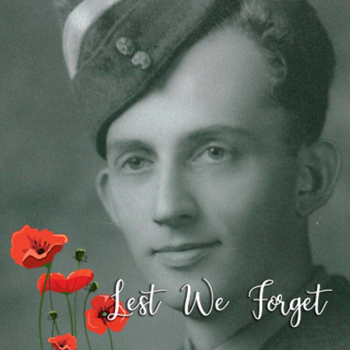 56cowman's tweet photo. Remembering those who fought for the freedoms we have today. Including Cheryl's father, Clarence Cable and her uncle James Fradgley who lost his life during the liberation of Holland. https://t.co/pnfd6tOhOR