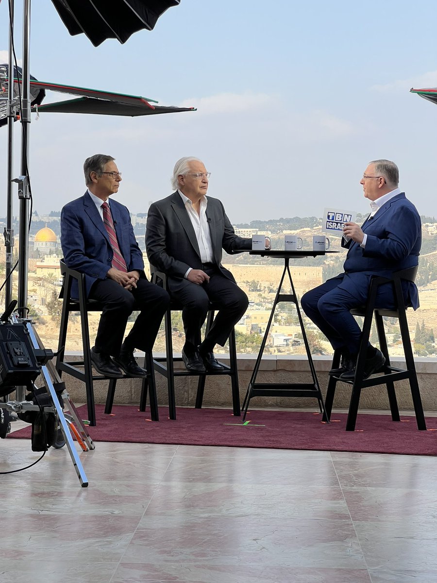 David M Friedman (@davidm_friedman) on Twitter photo Enjoyed appearing on The Rosenberg Report with <a href="/JoelCRosenberg/">Joel C. Rosenberg</a> and former Israel Ambassador to the United States <a href="/DannyAyalon/">Danny Ayalon</a>. So much to discussโฆ Tune in on <a href="/TBN/">TBN</a> ! Enjoyed appearing on The Rosenberg Report with <a href="/JoelCRosenberg/">Joel C. Rosenberg</a> and former Israel Ambassador to the United States <a href="/DannyAyalon/">Danny Ayalon</a>. So much to discussโฆ Tune in on <a href="/TBN/">TBN</a> !