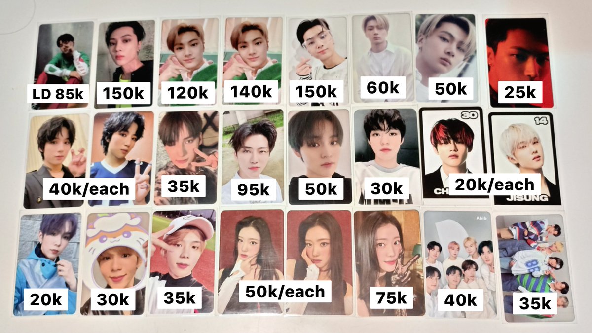 wts ( want to sell ) ina Ꮺ

𓏔 price on pic 
𓏔 dm for details condi
𓏔 oren free ongkir xtra
𓏔 inc packing, dom jabar 
𓏔 bisa keep event w/dp

t. lfb aab pc enhypen jay abib just b geonu txt 4oin hueningkai nct dream jaemin chenle jisung shotaro kep1er xiaoting clearance sale