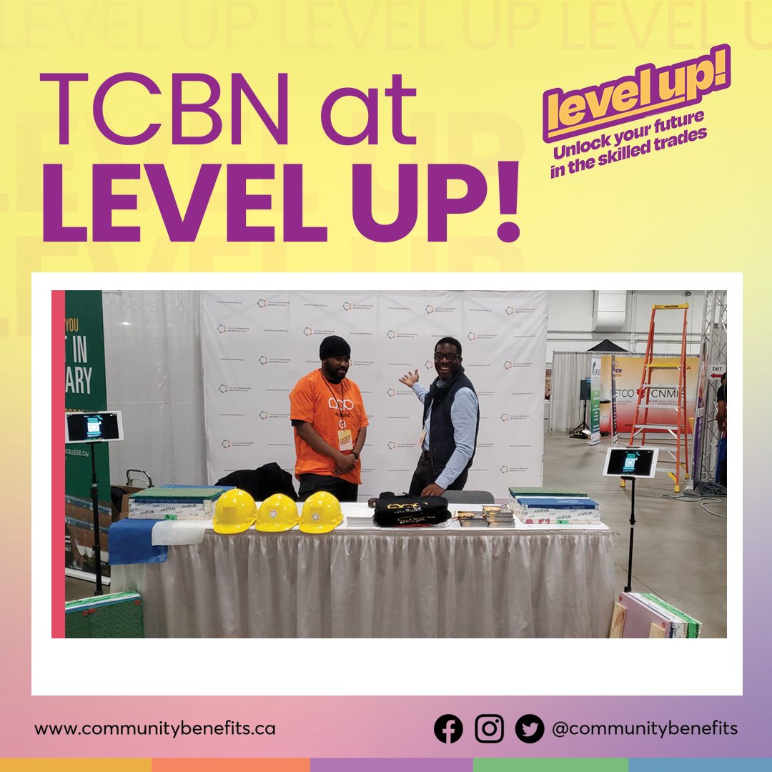 TCBN_TO's tweet photo. A few pictures of TCBN at the Level Up career fair. It was great connecting with so many inquiring minds interested in learning more about careers in the skilled trades,
Attendees really enjoyed our interactive exhibit and hands-on activities.
#skilledtrades #levelup #tcbn https://t.co/CZyJZBybx1