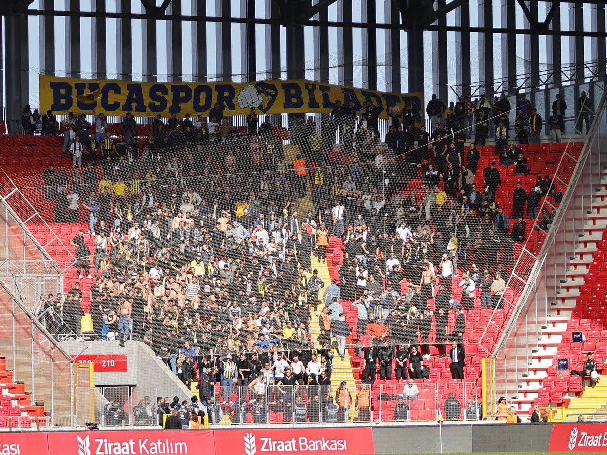 Bucaspor tribünü Göztepe deplasmanındaydı.