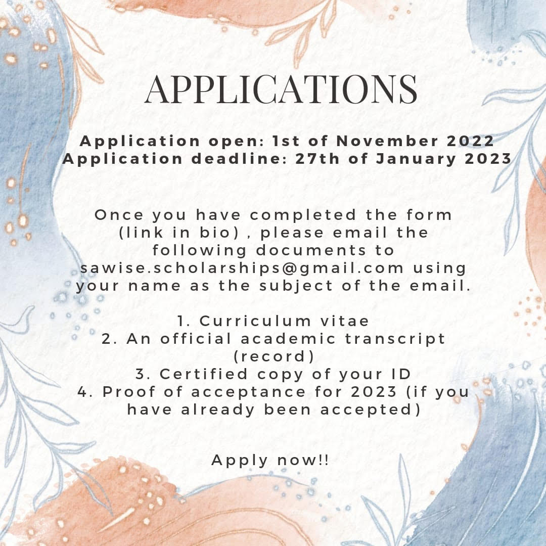 The_SAWISE's tweet photo. Do you know of a young women who is passionate about a career in the STEM field?  #SAWISE has officially opened up applications for the 2023 Angus Scholarship to the value of R15 000.00 https://t.co/fjO0NOtCGI