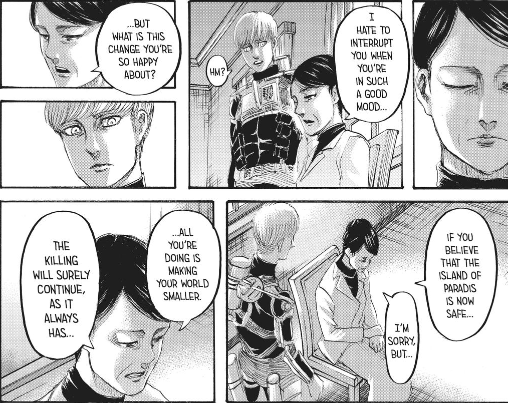 ItachiKachow's tweet photo. @rh_ally How do some of y'all still not understand the story of Attack on Titan? https://t.co/zHp8U8zBJn