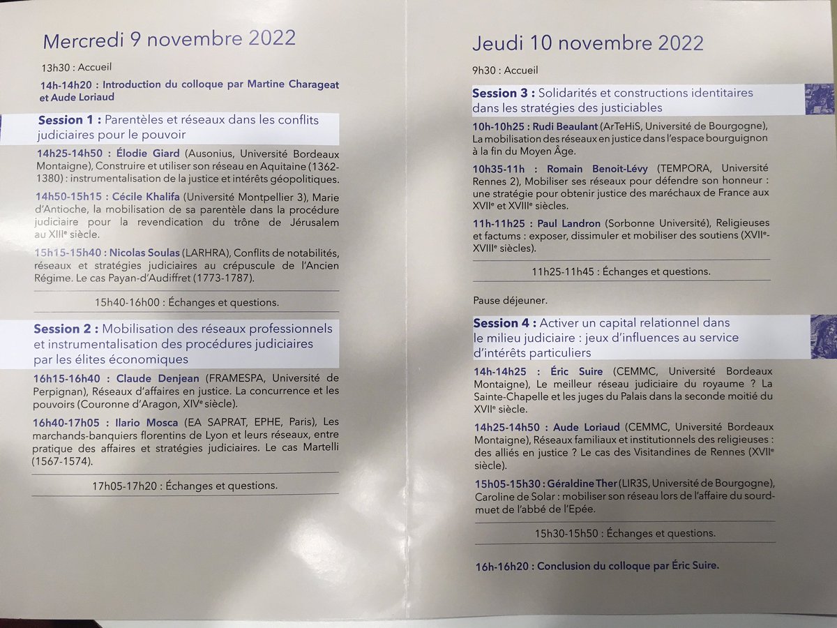 Carolinelemao's tweet image. @cemmc colloque Mobiliser son réseau ou sa parentèle pour obtenir justice à la @mshbordeaux 
Plaisir d’écouter Eric Suire @LoriaudA Aude Loriaud mais aussi @SoulasNicolas et qqs autres ! @UBMontaigne @BUBMontaigne @PressesUnivBdx