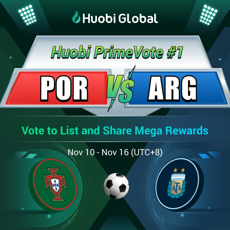 HTX_Global's tweet photo. 💥#Huobi #PrimeVote #1

⚽️ $POR vs $ARG

🔥Use $HT to vote
Deposit to Vote

🗳️Your votes count for the final listing result!

👇Jump in &amp; Share mega rewards  @Chiliz  @socios