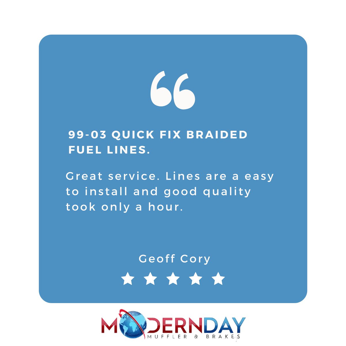 Moderndaymuff's tweet photo. What are the best replacement Fuel Lines? Quick Fix Fuel Lines! 

Our Quick-Fix Fuel Line Kits comes with everything needed to replace your leaky fuel lines. They are Pre-Cut to the exact length for your vehicle 🚗👇
https://t.co/n8104jU3Uo https://t.co/TuTLci3cng