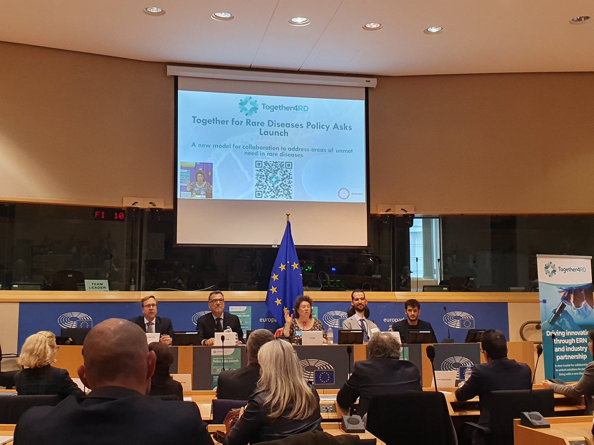 JohanPrevot's tweet photo. @ipopi_info is actively participating today in the #Together4RD event on a new model for collaboration to address areas of unmet need in #rarediseases. Happy to meet again with #Screen4Rare #newbornscreening champion MEP @Kympouropoulos as host of this important meeting! https://t.co/RflvwRkmOb
