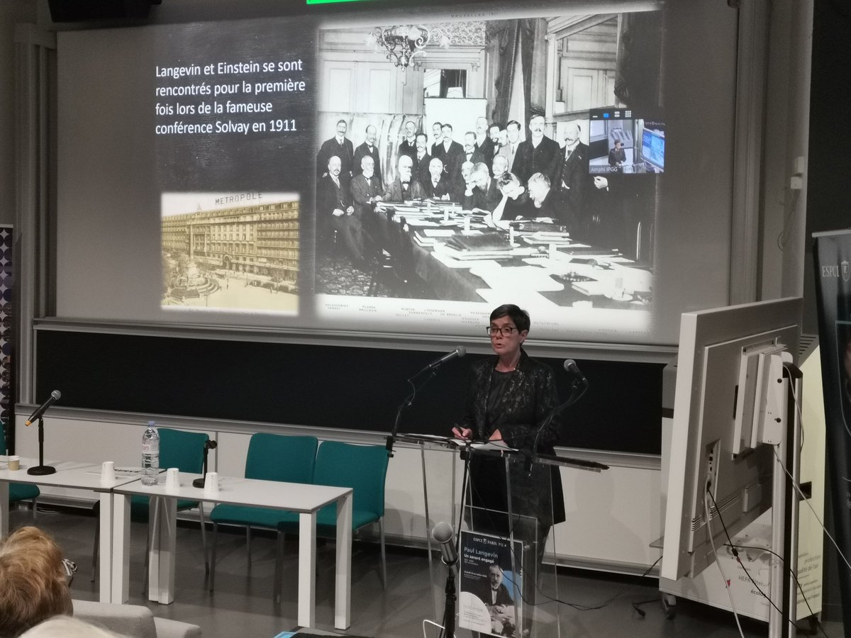#150ansLangevin Diana K. Buchwald prof <a href="/Caltech/">Caltech</a> et directrice <a href="/EinsteinPapers/">EinsteinPapers</a> aborde la question de l'amitié entre Paul Langevin et Albert Einstein, à travers notamment une riche correspondance dans les archives <a href="/Bibli_ESPCI/">BibliothèqueESPCI</a>