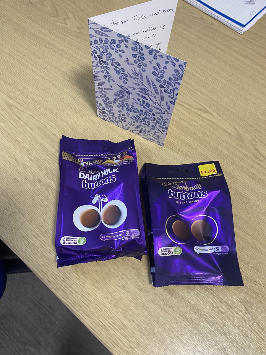 OtChelsea's tweet photo. Massive thank you to @StRaphaelWard1 for the gift and card for our OT team. 

I am so lucky to work in a ward that appreciates the value of OT and the benefit it can have for service users. 💚 #OTweek22 https://t.co/inBh3wjmh7