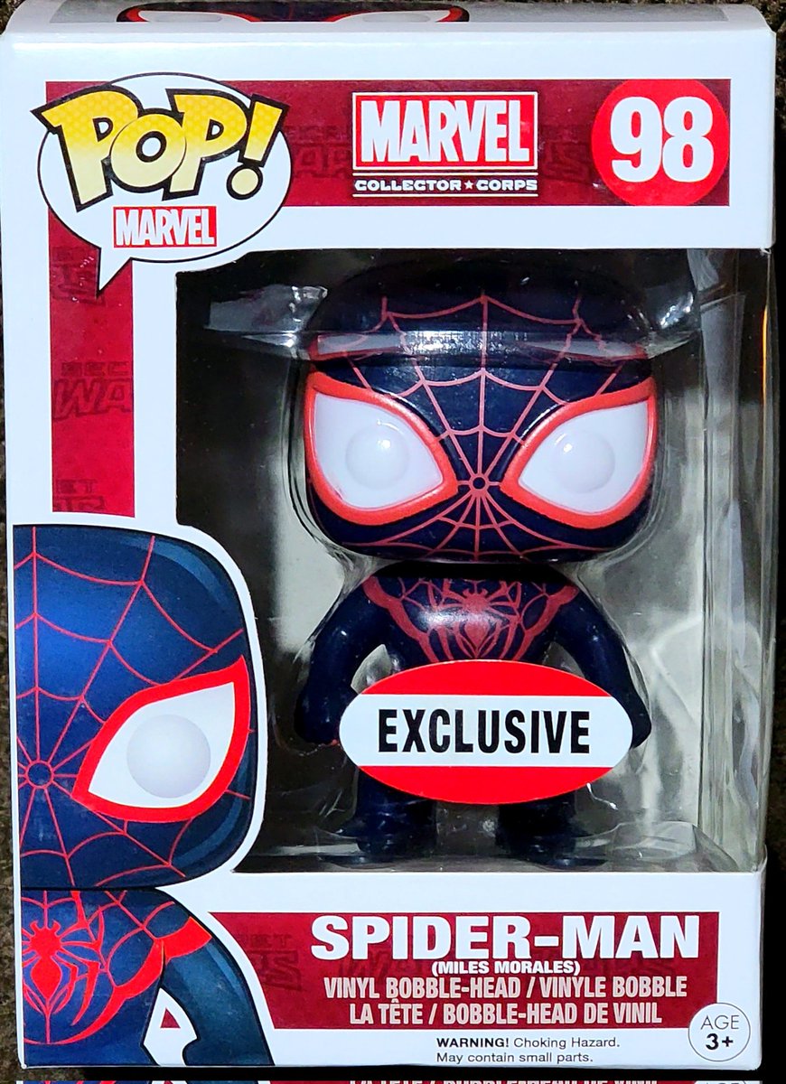 Mercari MailCall 

Marvel Collector Corps Exclusive 
Marvel Studios #98
Spider-Man Miles Morales 

#Spiderman #CollectorCorps #Funko
#funkoPOP #MilesMorales #Marvel