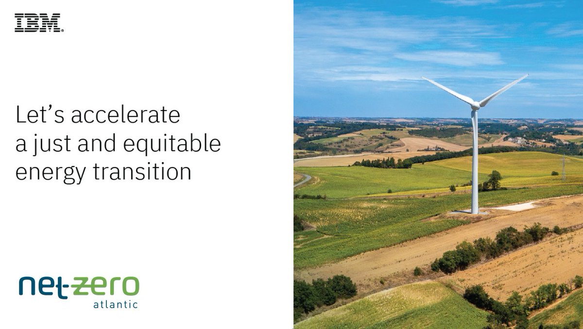 IBMCanada's tweet image. Today at COP27, IBM announced @NetZeroAtlantic, a non-profit based in Halifax, Nova Scotia as one of the five organizations to be part of the #cleanenergy cohort of the IBM Sustainability Accelerator program. 

Read the full story: ibm.co/3En9fF3

#IBMImpact #IBMCanada