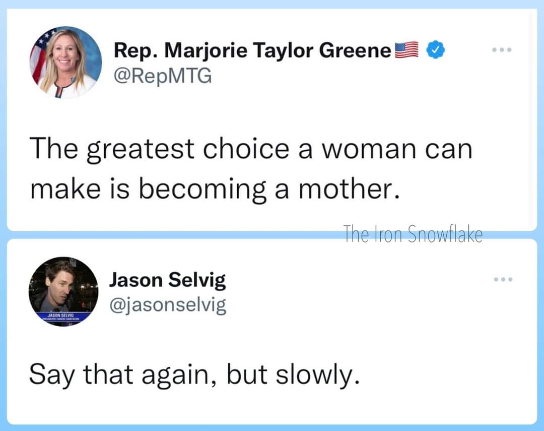 Subversivesrus's tweet photo. @RepMTG https://t.co/M9RCKzK0U7