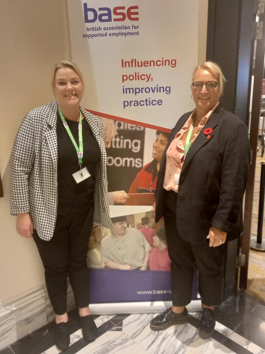 Forward2Employ's tweet photo. Our Head of Provision, Liz, and Senior Job Coach, Tina, are at the @base_tweets Conference.
It has been fantastic to network with other supported employment provisions.
#SupportedEmployment #BASE2022 #EmploymentForAll https://t.co/Y17vIyQFnr