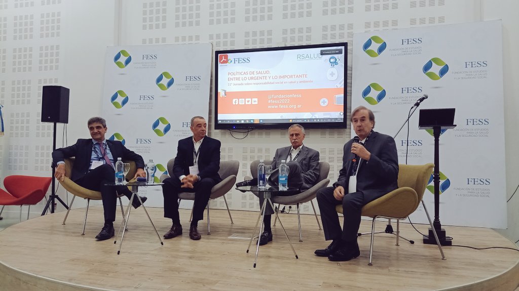 #jornadafess2022 Estamos con el Panel 1: ¿Se pueden construir Políticas de Estado en Salud?
- Sergio Cassinotti, Director de Negocios de #Drofar
- Mario Lugones, Presidente de #FundaciónGüemes
- Pablo Yedlin, Senador Nacional
Coordinador: Juan Cifre, presidente de #Osfe