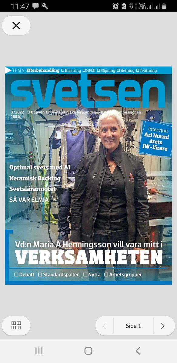 Svetskom's tweet photo. Du har väl inte missat att #svetsen nr 3 är ute? Temat är Efterbehandling, men som vanligt innehåller tidningen mycket mer. Ja, nästan allt du behöver för att bli en stjärna i yrkeslivet. https://t.co/eBgZh1uGC7 https://t.co/VboyMR3Tgf https://t.co/eCWQ3RRrQX