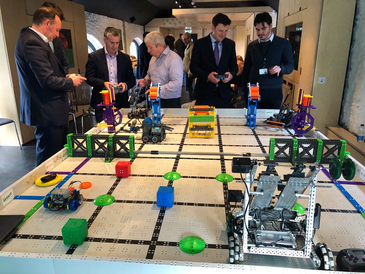 Damien_English's tweet photo. So much innovation, inspiration and creation on show today at @BirrCastle with @LOFARIreland @streamBIRR @offalycoco @johnclendennen and Gaeilscoil Na Laochra

#STEM at its best! https://t.co/HRndgeqy1k