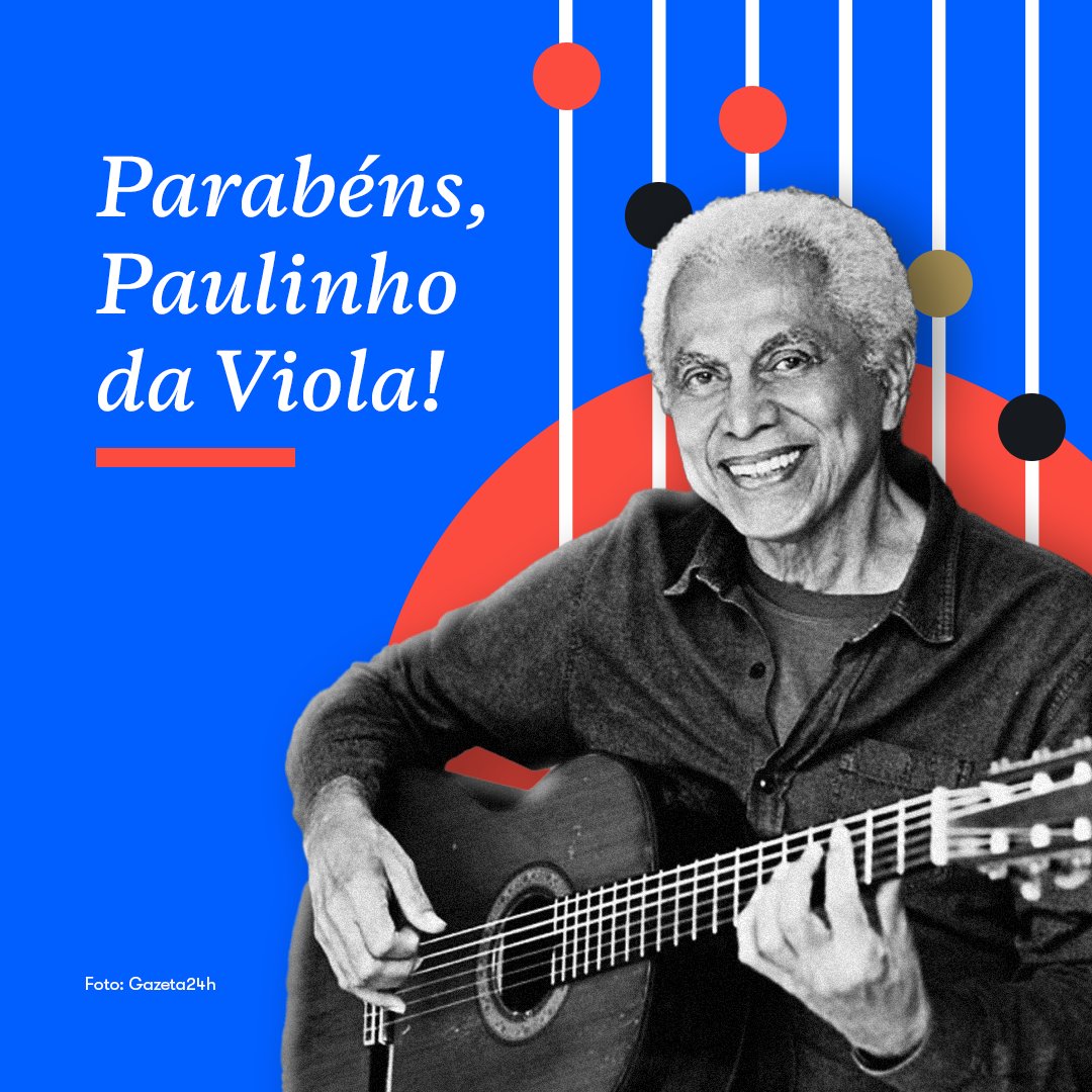 Hoje, um dos maiores nomes da MPB, Paulinho da Viola, completa 80 anos.  E o Ecad preparou um estudo sobre a carreira musical do artista. 
Confira aqui: www4.ecad.org.br/?p=12164 

#PaulinhodaViola
