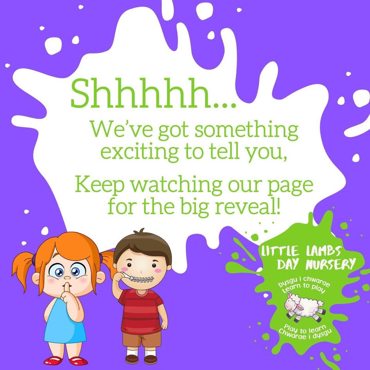 👀👀👀👀👀👀👀👀👀👀👀👀👀
Keep a look out at 7pm for the reveal 💜💚