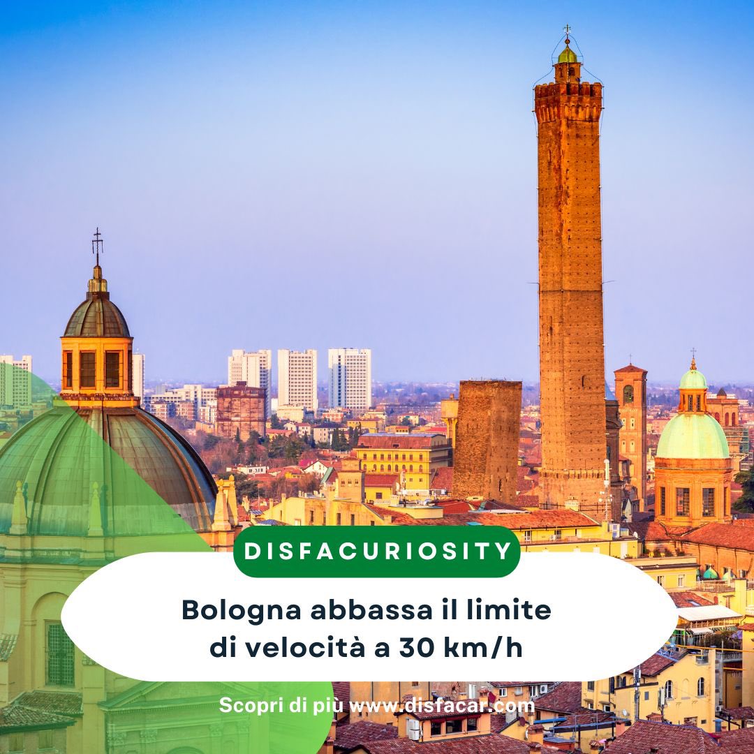 BOLOGNA ABBASSA IL LIMITE DI Velocità A 30KM/H 🚗

🗓️Da Giugno 2023 nella maggior parte dei comuni bolognesi il limite di velocità sarà ridotto a 30km/h 

💪 Seguici su instagram e facebook per scoprire di piú!

🌐 Visita il nostro sito disfacar.com